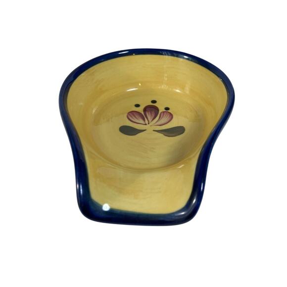 Home & Garden Party Spoon Rest Welcome Home Stoneware Lipped Vintage - Picture 6 of 6